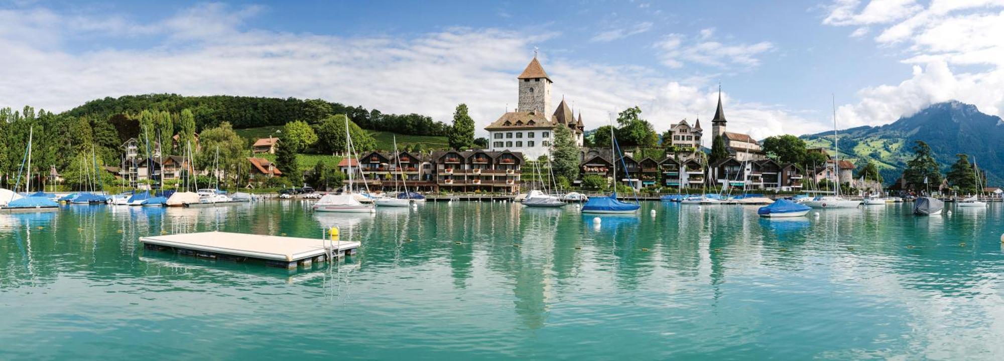 Hotel-Restaurant Seegarten-Marina Spiez Exterior photo