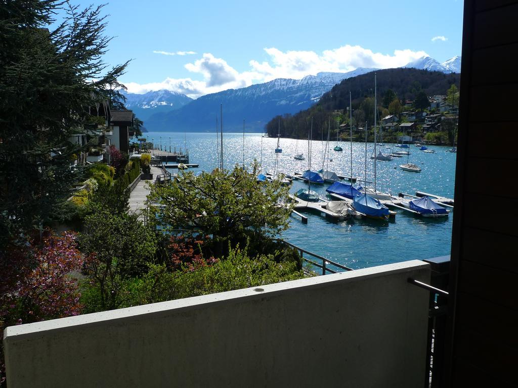 Hotel-Restaurant Seegarten-Marina Spiez Exterior photo