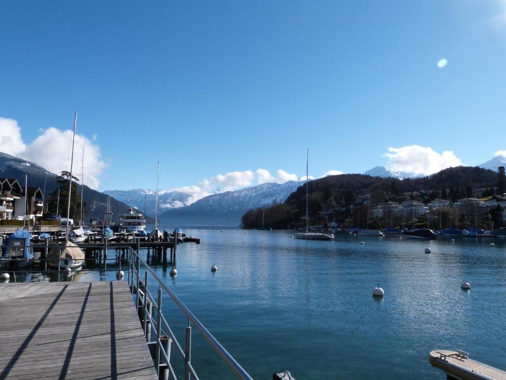 Hotel-Restaurant Seegarten-Marina Spiez Exterior photo